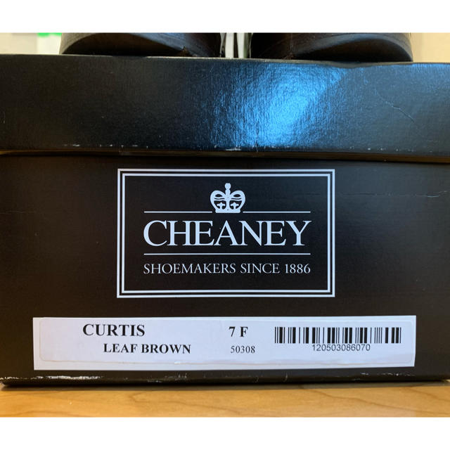 CHEANEY(チーニー)の【チーニー・カーチス・ブラウン系・7F （26㎝）】 メンズの靴/シューズ(ドレス/ビジネス)の商品写真