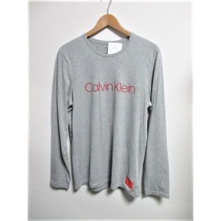 カルバンクライン(Calvin Klein)の☆カルバン・クライン ロゴ プリント Tシャツ 長袖/メンズ/S☆新品(Tシャツ/カットソー(七分/長袖))