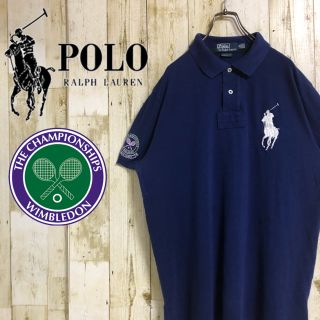 ポロラルフローレン(POLO RALPH LAUREN)のポロバイラルフローレン ビッグポニー ウィンブルドン 全刺繍 半袖ラガー XL(ポロシャツ)