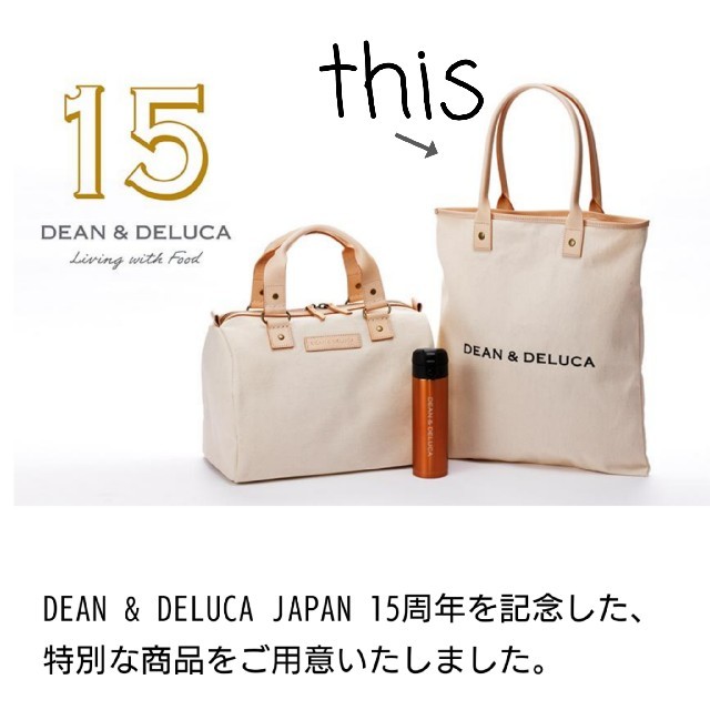 残①〘 新品・15周年完全限定品〙DEAN & DELUCAトートバッグ