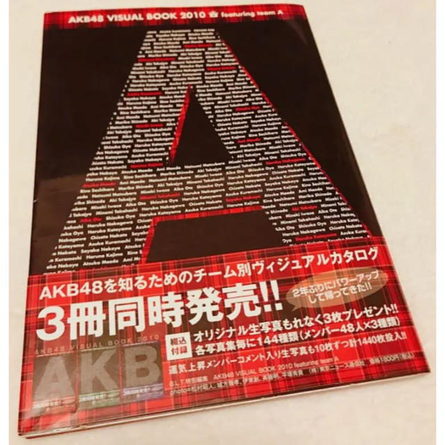 AKB48 VISUAL BOOK featuring team A 2010 エンタメ/ホビーのタレントグッズ(アイドルグッズ)の商品写真