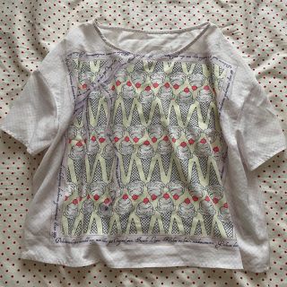 フランシュリッペ(franche lippee)のフランシュリッペ　アイスクリーム柄Tシャツ(Tシャツ(半袖/袖なし))