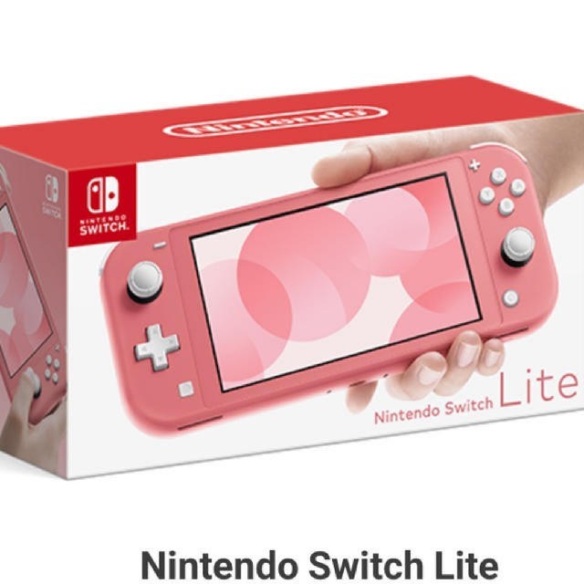 Nintendo Switch(ニンテンドースイッチ)の【新品未開封】switch lite スイッチライト コーラル ピンク エンタメ/ホビーのゲームソフト/ゲーム機本体(携帯用ゲーム機本体)の商品写真