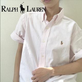 ラルフローレン(Ralph Lauren)のレア ラルフローレン RALPH LAUREN ストライプ カラーポニー シャツ(シャツ)