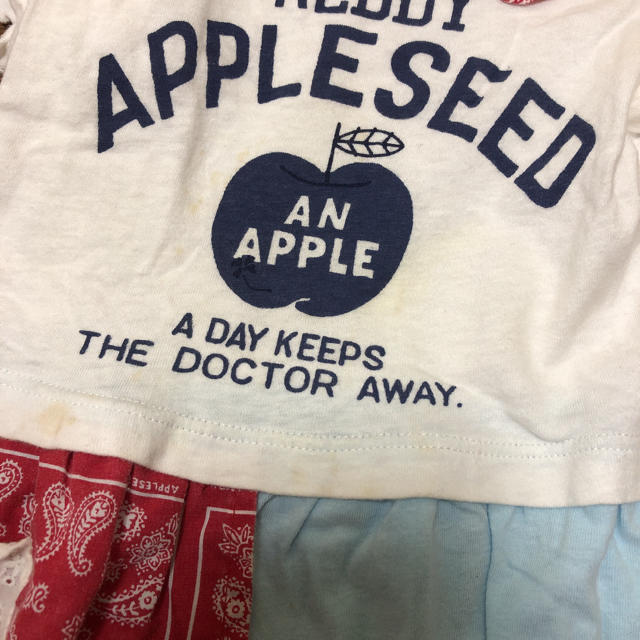 REDDY APPLESEED(レディーアップルシード)のREDDY APPLESEED♡size90♡切り替えワンピース キッズ/ベビー/マタニティのキッズ服女の子用(90cm~)(ワンピース)の商品写真