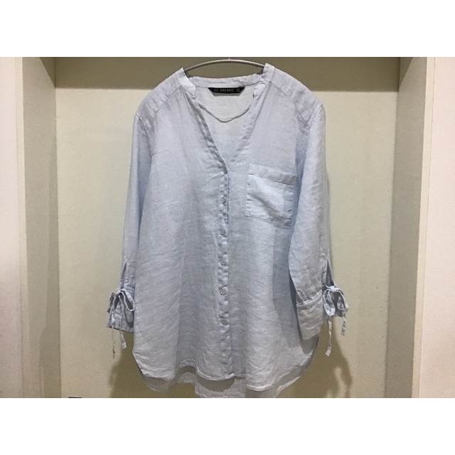 ZARA(ザラ)の未使用　ZARA BASIC ブラウス レディースのトップス(シャツ/ブラウス(長袖/七分))の商品写真