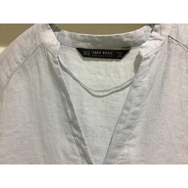 ZARA(ザラ)の未使用　ZARA BASIC ブラウス レディースのトップス(シャツ/ブラウス(長袖/七分))の商品写真