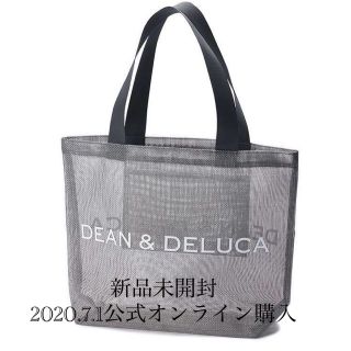 ディーンアンドデルーカ(DEAN & DELUCA)の新品　DEAN & DELUCA　メッシュトートバッグ　シルバー Lサイズ(トートバッグ)