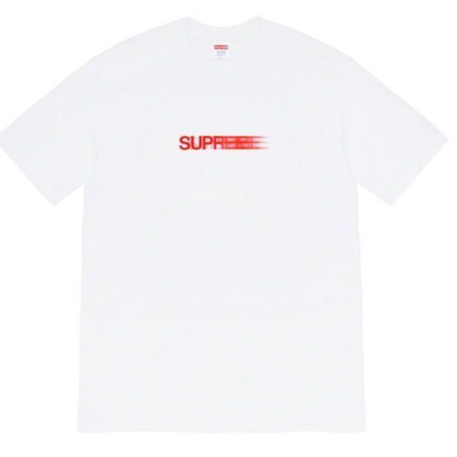 S】Supreme Motion Logo Tee White - Tシャツ/カットソー(半袖/袖なし)