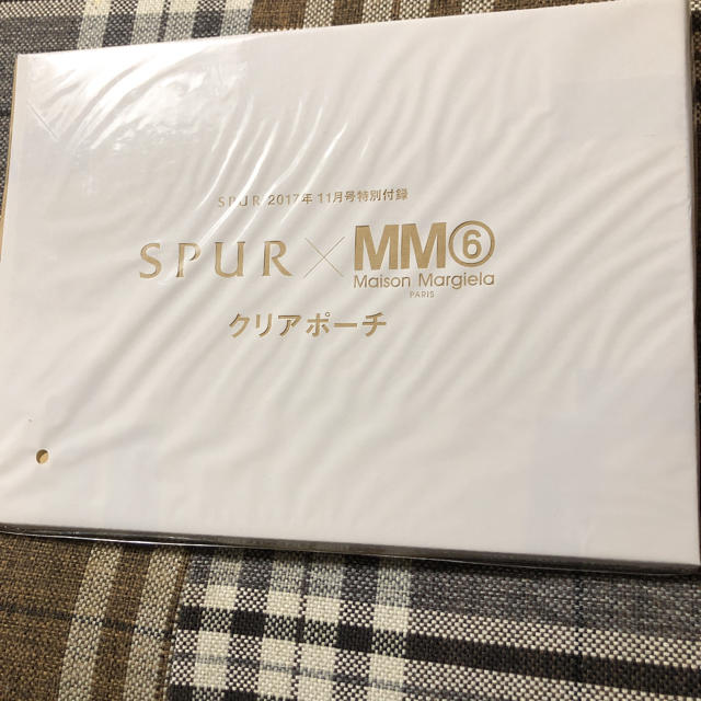 Maison Martin Margiela(マルタンマルジェラ)のMM6 メゾン マルジェラ  クリアポーチ❤️SPUR レディースのファッション小物(ポーチ)の商品写真