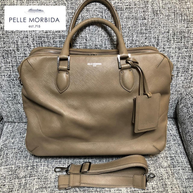 美品】PELLE MORBIDA ペッレ モルビダ キャピターノ トープ | www