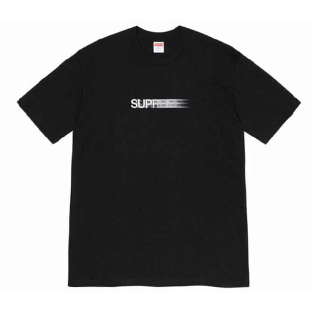 新品 Supreme Motion Logo Tee L Black 黒