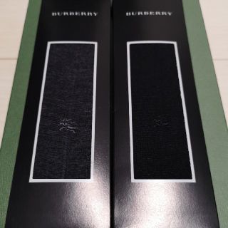 バーバリー(BURBERRY)の🇬🇧BURBERRY🧦福助(株)men's　25～26cm　グレー&黒(ソックス)