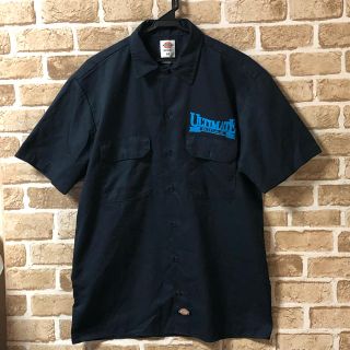 ディッキーズ(Dickies)の【人気】ディッキーズ　ワークシャツ　企業　紺　Mサイズ　Dickies 半袖(シャツ)