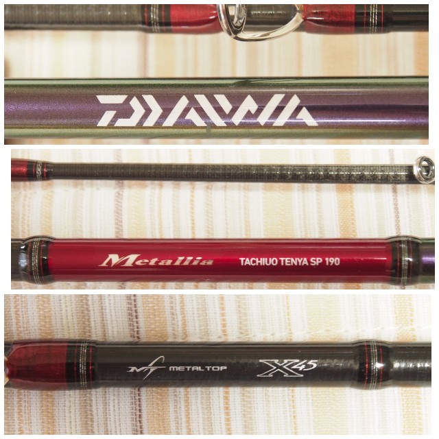 DAIWA(ダイワ)のDAIWA　メタリア　タチウオテンヤSP 170 中古美品 スポーツ/アウトドアのフィッシング(ロッド)の商品写真