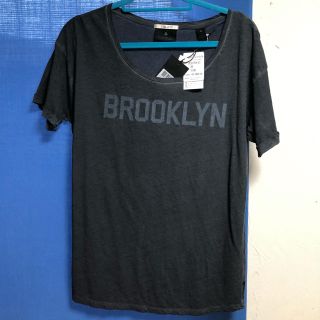 ロンハーマン(Ron Herman)の新品☆MAISON SCOTCH bigTシャツ チャコール(Tシャツ(半袖/袖なし))