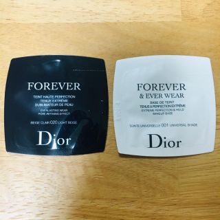 クリスチャンディオール(Christian Dior)のDior ディオールスキン フォーエヴァーファンデ＆下地サンプル(サンプル/トライアルキット)