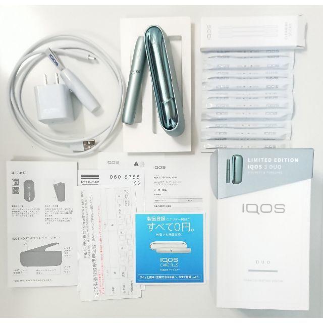 IQOS(アイコス)の6147 美品 IQOS 3 DUO ルーシッドティール アイコス 新色 メンズのファッション小物(タバコグッズ)の商品写真