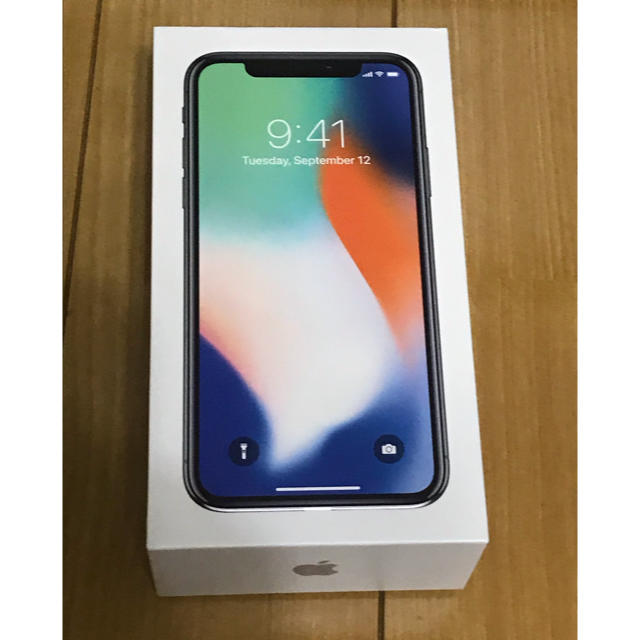 SIMフリーiPhoneX 64GB 新品交換品 A413-542