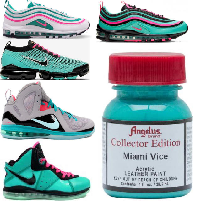 Angelus Collector Edition Leather Paint Miami Vice 1 Oz Collector Miami Vice