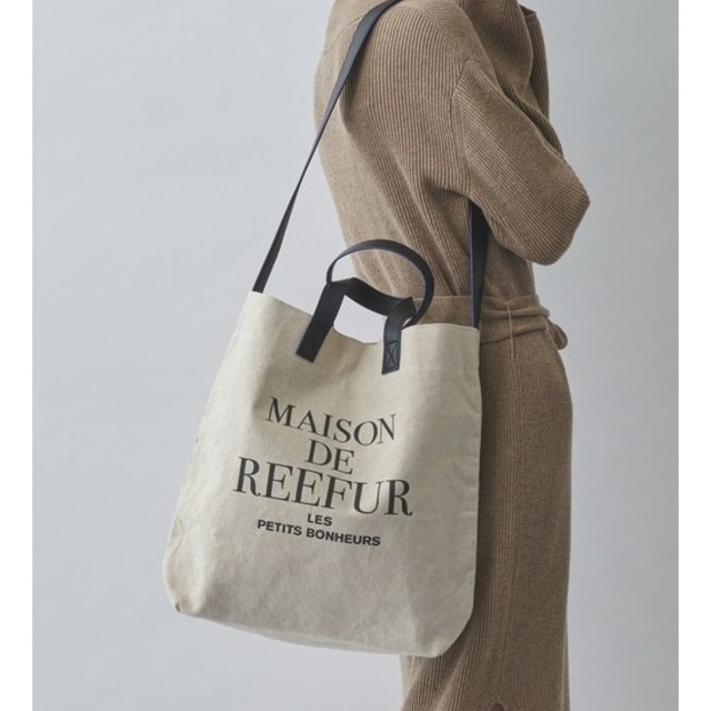 Maison de Reefur(メゾンドリーファー)のメゾンドリーファー☆コットンリネン☆トートバッグ☆未使用 レディースのバッグ(トートバッグ)の商品写真