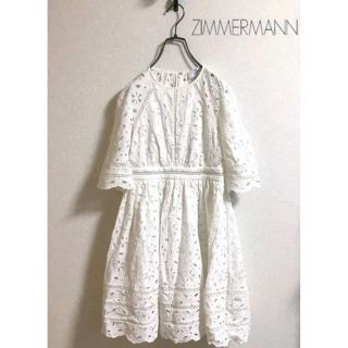 ロンハーマン(Ron Herman)のZimmermann ジマーマン　キャサリン妃着用と似たデザイン ワンピース(ひざ丈ワンピース)