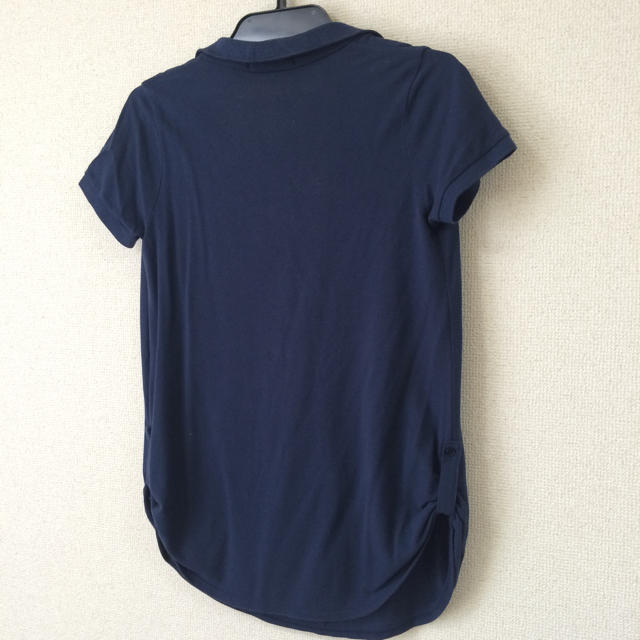 LACOSTE(ラコステ)のラコステ ドレープポロシャツ ネイビー レディースのトップス(ポロシャツ)の商品写真