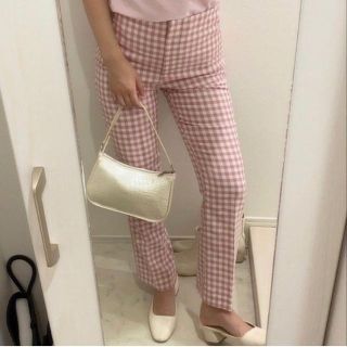 Zara ギンガムチェックパンツ ザラの通販 ラクマ