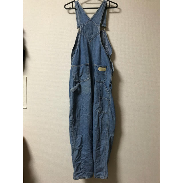 ARIZONA JEANES ビンテージ ブラックデニム オーバーオール ARIZONA JEANES ビンテージ ブラックデニム オーバーオール