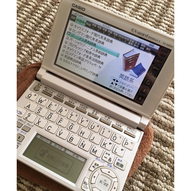 CASIO(カシオ)のCASIO XD-A4800 電子辞書 インテリア/住まい/日用品の文房具(その他)の商品写真