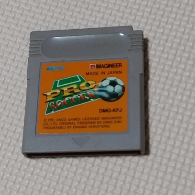 ゲームボーイ(ゲームボーイ)のゲームボーイ カセット PROsoccer エンタメ/ホビーのゲームソフト/ゲーム機本体(家庭用ゲームソフト)の商品写真