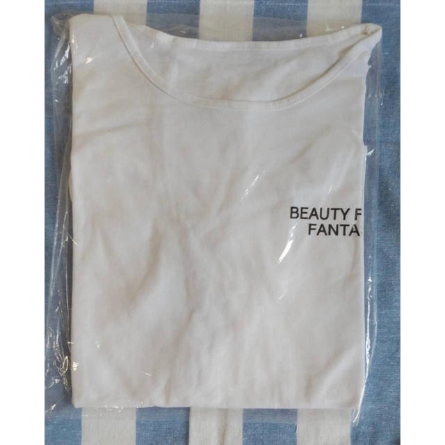 オーバーサイズロゴTシャツ XXL ホワイト Tシャツワンピ White レディースのトップス(Tシャツ(半袖/袖なし))の商品写真