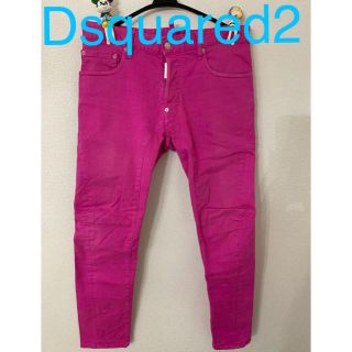 size46◆匿名配送♢DSQUARED2◆デニムパンツ ピンク 弱ストレッチ