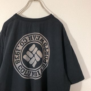 コロンビア(Columbia)のColumbia Tシャツ バックプリント ロゴ 半袖 ビッグサイズ 古着(Tシャツ/カットソー(半袖/袖なし))