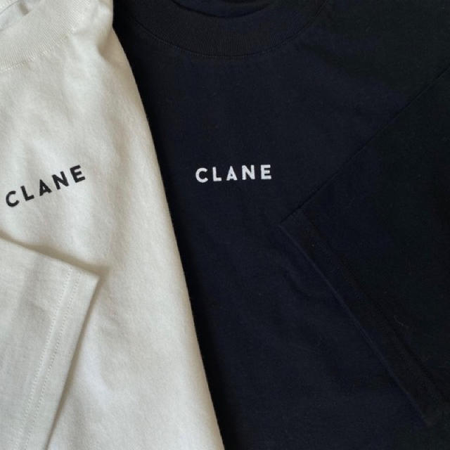 CLANE ロゴT パックT サイズ1 黒 ブラック 新品 2