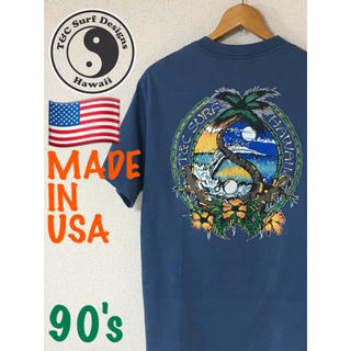 タウンアンドカントリー(Town & Country)のMADE IN USA 90's ヴィンテージ T&C タウン&カントリー(Tシャツ/カットソー(半袖/袖なし))