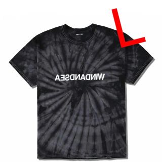 ロンハーマン(Ron Herman)のWIND AND SEA TIE-DYE TEE﻿ L BLACK WDS(Tシャツ/カットソー(半袖/袖なし))