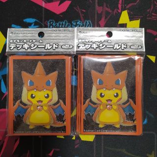 ポケモン(ポケモン)のポケモンカード　デッキシールド　ピカチュウ(カードサプライ/アクセサリ)