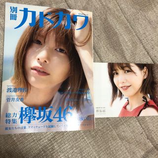 ケヤキザカフォーティーシックス(欅坂46(けやき坂46))の別冊カドカワ総力特集欅坂４６　２０１８０７０３　ポストカード付(アート/エンタメ)