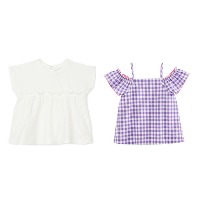 PETIT BATEAU(プチバトー)のななみー様専用 キッズ/ベビー/マタニティのキッズ服女の子用(90cm~)(Tシャツ/カットソー)の商品写真