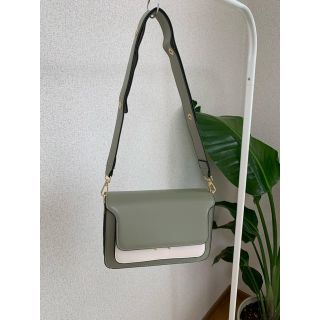 ザラ(ZARA)のsale‼️【実写有】greenトランクバッグ アコーディオンショルダーバッグ(ショルダーバッグ)