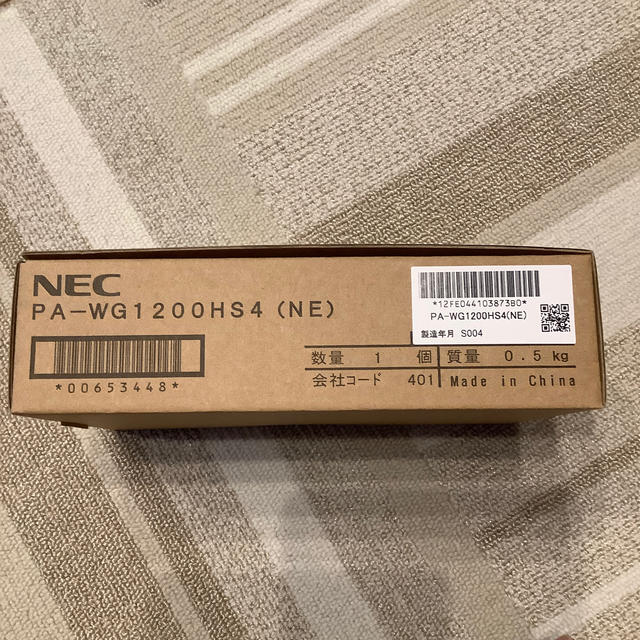 NEC(エヌイーシー)のNEC PA-WG1200HS4(NE) ルーター スマホ/家電/カメラのPC/タブレット(PC周辺機器)の商品写真