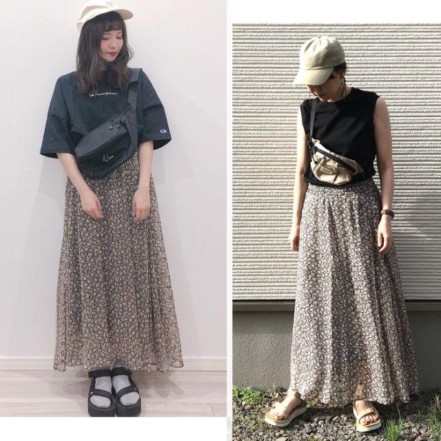 SHIPS for women - 新品☆SHIPS Khaju フラワープリントロング SHIPS for women - 新品☆SHIPS Khaju フラワープリントロング