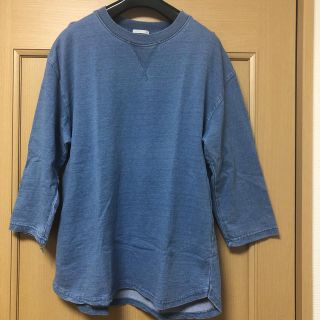 ジーユー(GU)のGU ウォッシュドビッグT(7分袖) Mサイズ(Tシャツ/カットソー(七分/長袖))