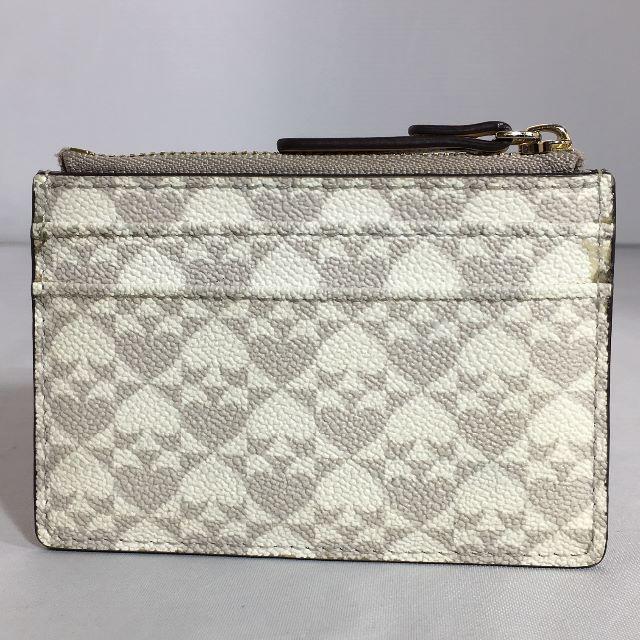 kate spade new york(ケイトスペードニューヨーク)のkate spade/ケイトスペード　カードケース/スペード/グレー系 レディースのファッション小物(名刺入れ/定期入れ)の商品写真