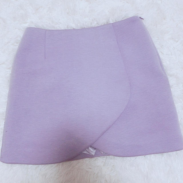 EMODA(エモダ)のエモダ　ラップスカート　ムルーア　リエンダ　リゼクシー　エゴイスト　スライ　紫 レディースのスカート(ミニスカート)の商品写真