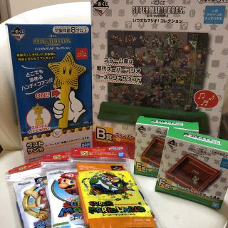 ニンテンドウ(任天堂)のマリオ ラストワン B賞 アラームクロック ハンディファン 一番くじ(キャラクターグッズ)