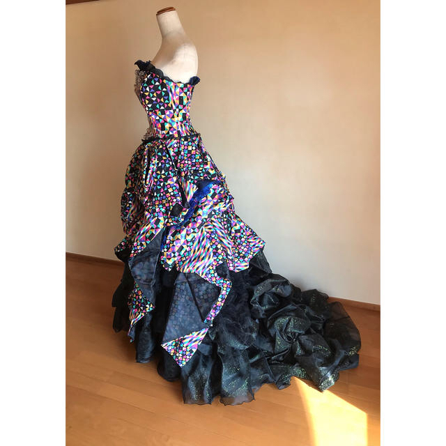 マルチカラードレス ウェディングドレス レディースのフォーマル/ドレス(ウェディングドレス)の商品写真