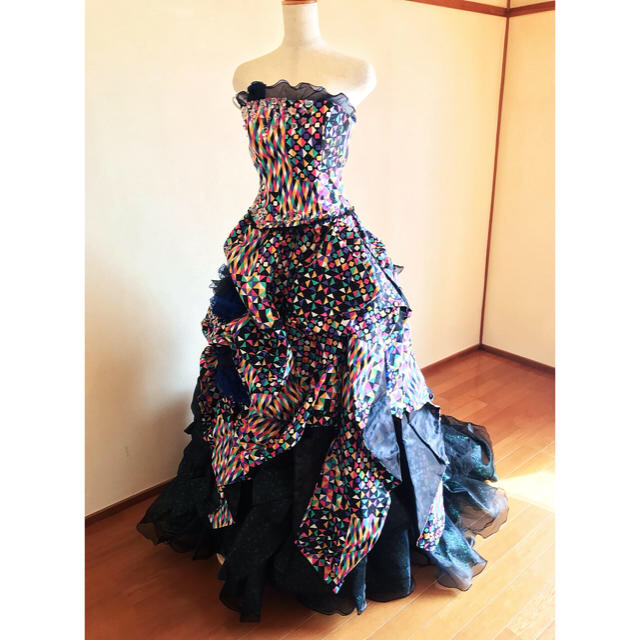 マルチカラードレス by fd3s's shop｜ラクマ ウェディングドレスの通販 高品質通販