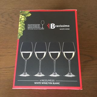 リーデル(RIEDEL)のリーデル　白ワイングラス　4脚(グラス/カップ)